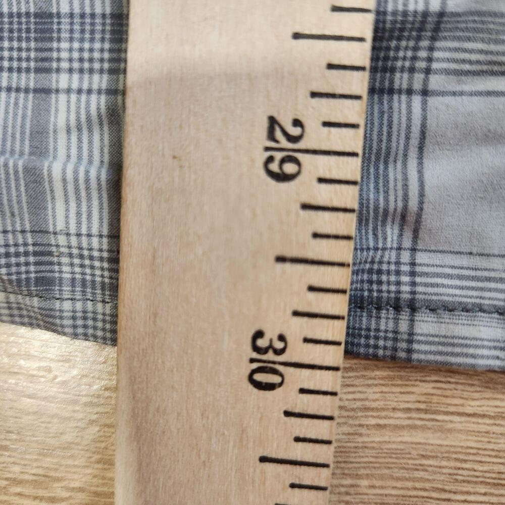 Mammut Shirt Mens XL Gray Plaid Short Sleeve Button Up Jackson Hole Resort - Picture 8 of 9